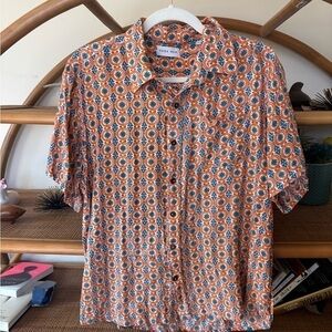 Raga man funky bright viscose button down